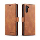 For Galaxy Note10 Forwenw Dream Series Oil Edge Strong Magnetism Horizontal Flip Leather Case with Holder & Card Slots & Wallet & Photo Frame(Brown) - 1