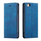 For iPhone 6s Plus / 6 Plus Forwenw Dream Series Oil Edge Strong Magnetism Horizontal Flip Leather Case with Holder & Card Slots & Wallet & Photo Frame(Blue) - 1