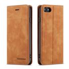 For iPhone SE 2022 / SE 2020 / 8 / 7 Forwenw Dream Series Oil Edge Strong Magnetism Horizontal Flip Leather Case with Holder & Card Slots & Wallet & Photo Frame(Brown) - 1