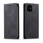 For iPhone 11 Forwenw Dream Series Oil Edge Strong Magnetism Horizontal Flip Leather Case with Holder & Card Slots & Wallet & Photo Frame(Black) - 1