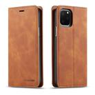 For iPhone 11 Pro Forwenw Dream Series Oil Edge Strong Magnetism Horizontal Flip Leather Case with Holder & Card Slots & Wallet & Photo Frame(Brown) - 1
