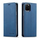 For iPhone 11 Pro Max Forwenw Dream Series Oil Edge Strong Magnetism Horizontal Flip Leather Case with Holder & Card Slots & Wallet & Photo Frame(Blue) - 1