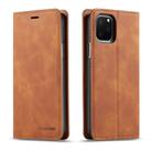 For iPhone 11 Pro Max Forwenw Dream Series Oil Edge Strong Magnetism Horizontal Flip Leather Case with Holder & Card Slots & Wallet & Photo Frame(Brown) - 1