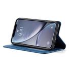 For iPhone XR Forwenw Dream Series Oil Edge Strong Magnetism Horizontal Flip Leather Case with Holder & Card Slots & Wallet & Photo Frame(Blue) - 5