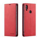 For Xiaomi Redmi Note 7 Forwenw Dream Series Oil Edge Strong Magnetism Horizontal Flip Leather Case with Holder & Card Slots & Wallet & Photo Frame(Red) - 1