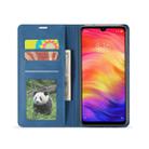 For Xiaomi Redmi Note 7 Pro Forwenw Dream Series Oil Edge Strong Magnetism Horizontal Flip Leather Case with Holder & Card Slots & Wallet & Photo Frame(Blue) - 4