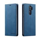 For Xiaomi Redmi Note 8 Pro Forwenw Dream Series Oil Edge Strong Magnetism Horizontal Flip Leather Case with Holder & Card Slots & Wallet & Photo Frame(Blue) - 1