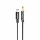 hoco UPA19 Type-C / USB-C Digital Audio Conversion Cable, Length: 1m(Black) - 1