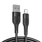 JOYROOM S-1030M12 3A USB to 8 Pin Fast Charging Data Cable, Cable Length: 1m(Black) - 1