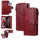 For iPhone 11 Pro Max Retro Multifunctional Horizontal Flip PU Leather Case with Card Slot & Holder & Wallet & Photo Frame(Red) - 1