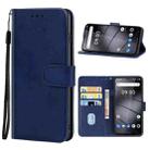 Leather Phone Case For Gigaset GS5(Blue) - 1