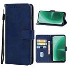 Leather Phone Case For OPPO A55s 5G / CPH2309(Blue) - 1