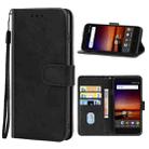 Leather Phone Case For ZTE Tempo X / Vantage Z839 / N9137(Black) - 1