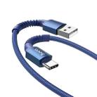 hoco X71 Especial 3A USB to USB-C / Type-C Charging Data Cable(Blue) - 1