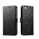 For iPhone 6 GUSSIM Magnetic Horizontal Flip Leather Case with Holder & Card Slots & & Wallet(Black) - 1