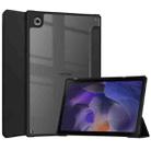 For Samsung Galaxy Tab A8 2021 SM-X205 Acrylic Smart Leather Tablet Case(Black) - 1