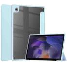 For Samsung Galaxy Tab A8 2021 SM-X205 Acrylic Smart Leather Tablet Case(Sky Blue) - 1