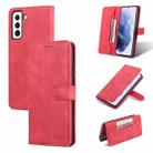 For Samsung Galaxy S22 5G AZNS Dream II Skin Feel Horizontal Flip Leather Case(Red) - 1