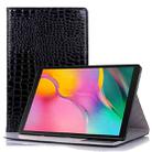 For Samsung Galaxy Tab A7 T500 Crocodile Texture Leather Tablet Case(Black) - 1