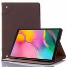 For Samsung Galaxy Tab A7 T500 Retro Leather Tablet Case(Dark Brown) - 1