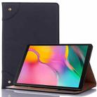 For Samsung Galaxy Tab A7 T500 Retro Leather Tablet Case(Black) - 1