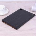 For Samsung Galaxy Tab A7 T500 Retro Leather Tablet Case(Black) - 7
