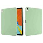 For iPad mini 6 Solid Color Liquid Silicone Dropproof Full Coverage Tablet Case(Green) - 1