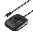 amalink UC310 Type-C / USB-C to 4 Ports USB Multi-function HUB(Black) - 1