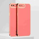 For iPhone SE 2022 / SE 2020 / 8 / 7 6D Electroplated TPU Phone Case(Pink) - 1