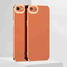 6D Electroplated TPU Phone Case For iPhone 7 Plus / 8 Plus(Brown) - 1