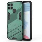 For OPPO Realme C21Y Punk Armor 2 in 1 PC + TPU Shockproof Phone Case(Green) - 1