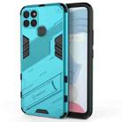For OPPO Realme C21Y Punk Armor 2 in 1 PC + TPU Shockproof Phone Case(Blue) - 1