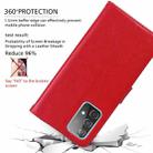 For Xiaomi Redmi Note 11 Pro+ 5G Rose Embossed Leather Phone Case(Red) - 7