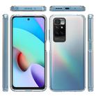 For Xiaomi Redmi 10 4G / Note 11 4G International Version Scratchproof TPU + Acrylic Protective Phone Case(Transparent) - 2