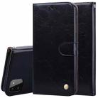 For Samsung Galaxy A22 4G Oil Wax Texture Leather Phone Case(Black) - 1