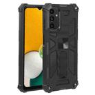 Shockproof TPU + PC Magnetic Protective Phone Case with Holder For Samsung Galaxy A13 4G/Galaxy A13 5G /Galaxy A13 Lite/Galaxy A04/Galaxy A04S/Galaxy A04E 4G(Black) - 1