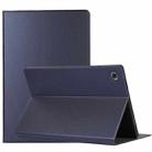 For Samsung Galaxy Tab A8 Voltage Craft Texture TPU Horizontal Flip Tablet Case(Dark Blue) - 1