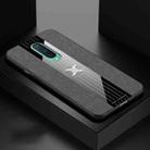 For OnePlus 8 XINLI Stitching Cloth Texture Shockproof TPU Phone Case(Grey) - 1