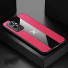 For OnePlus 9 Pro XINLI Stitching Cloth Texture Shockproof TPU Phone Case(Red) - 1