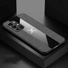 For OnePlus 9R XINLI Stitching Cloth Texture Shockproof TPU Phone Case(Grey) - 1