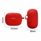 For JBL Wave 200TWS Silicone Earphone Protective Case(Red) - 3