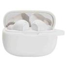 For JBL Wave 200TWS Silicone Earphone Protective Case(White) - 1