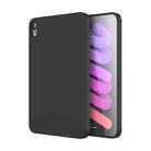 For iPad mini 6 Mutural Silicone Microfiber Tablet Case(Black) - 1