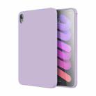 For iPad mini 2024 / mini 6 Mutural Silicone Microfiber Tablet Case(Lavender) - 1