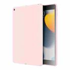 For iPad 10.2 2021 / 2020 / 2019 Mutural Silicone Microfiber Tablet Case(Pink) - 1