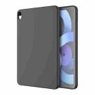 For iPad Air 11 2024 / Air 2022 /  Air 2020 10.9 Mutural Silicone Microfiber Tablet Case(Black) - 1