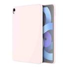 For iPad Air 2022 /  Air 2020 10.9 Mutural Silicone Microfiber Tablet Case(Pink) - 1