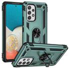 For Samsung Galaxy A53 5G Shockproof TPU + PC Phone Case(Dark Green) - 1