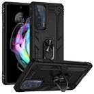 For Motorola Edge 20 Shockproof TPU + PC Phone Case(Black) - 1