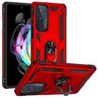 For Motorola Edge 20 Shockproof TPU + PC Phone Case(Red) - 1